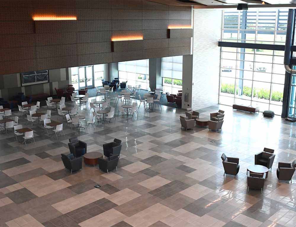 San Jacinto College's Center for Petrochemical Energy and Technology Common Area